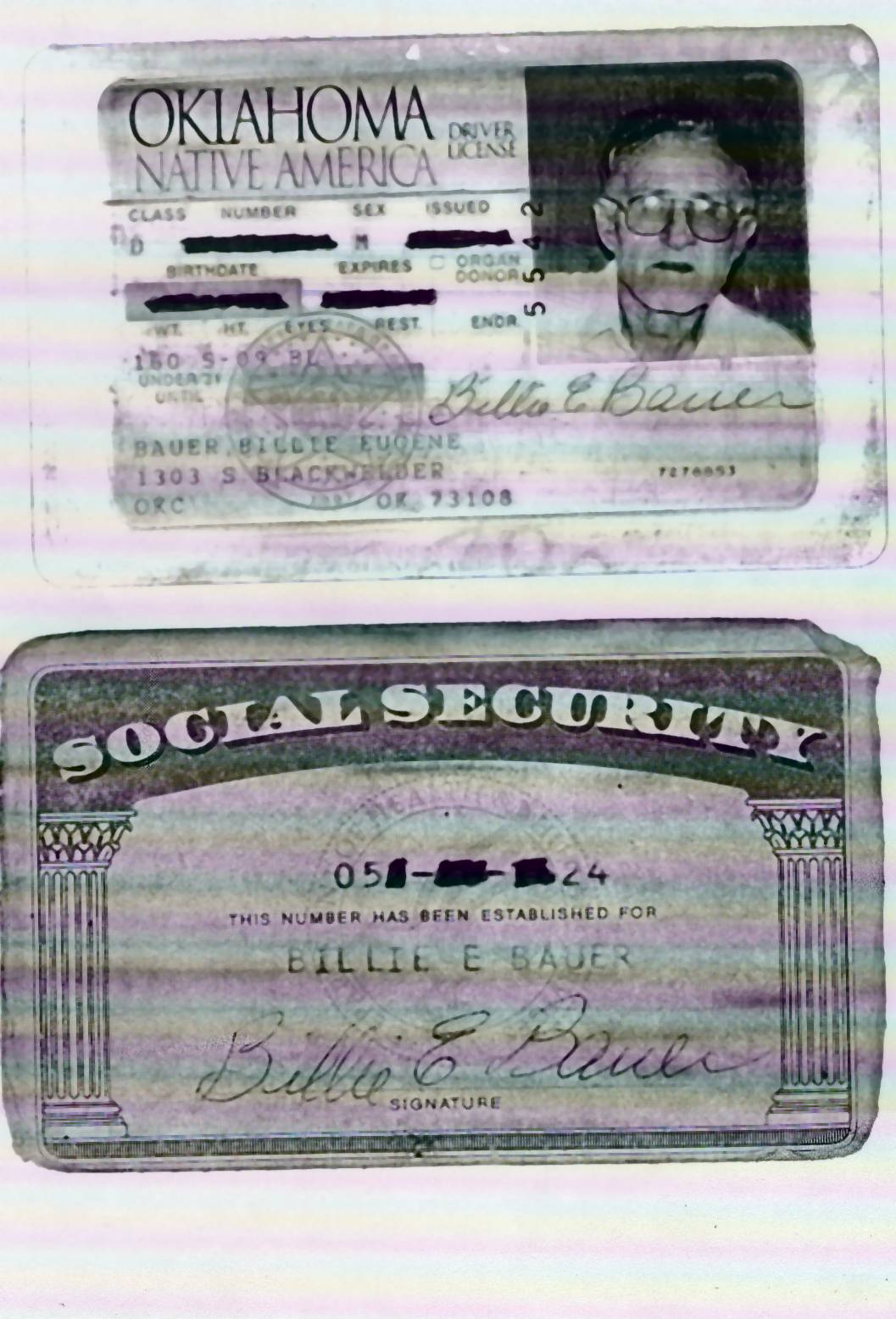 Two forms of ID